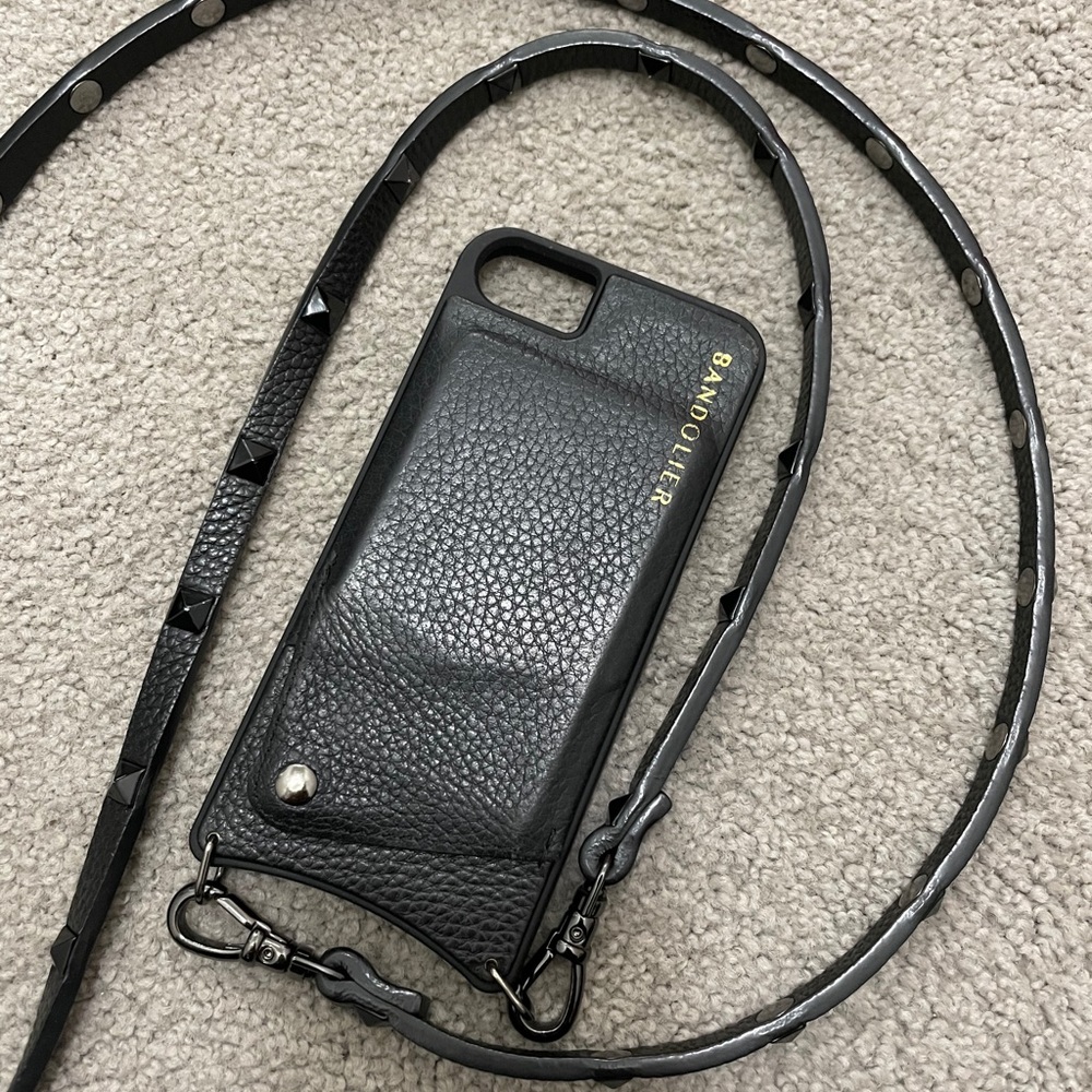 Bandolier iPhone 7 case with black studs